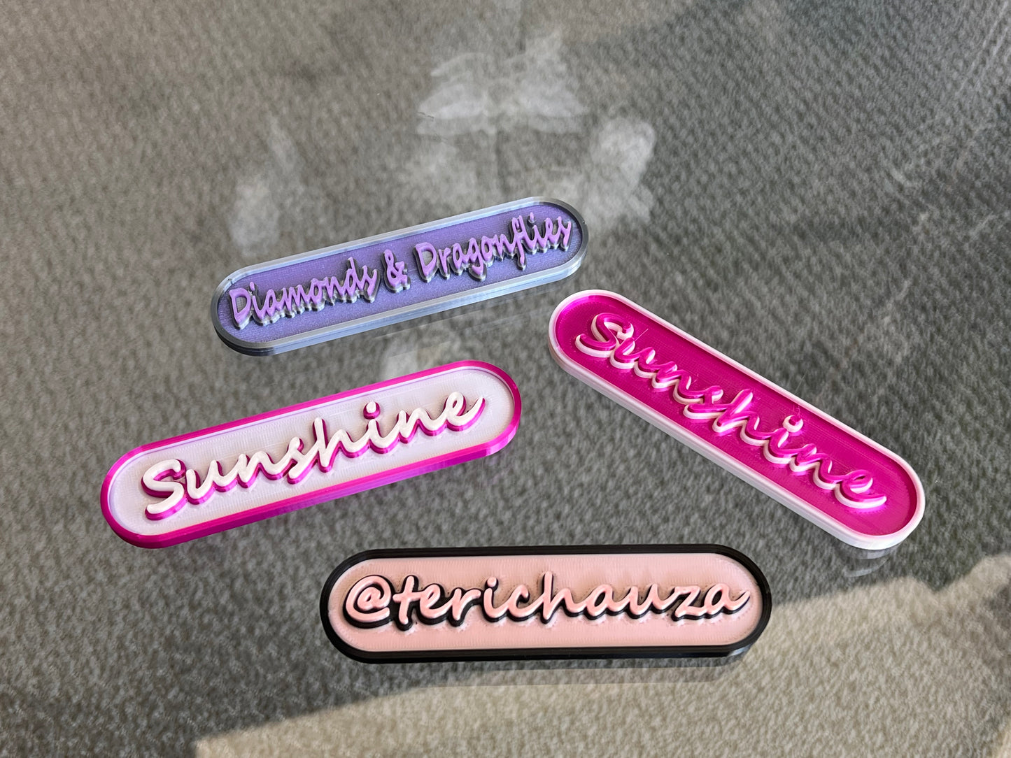 Custom Name Plate / Cover Minder